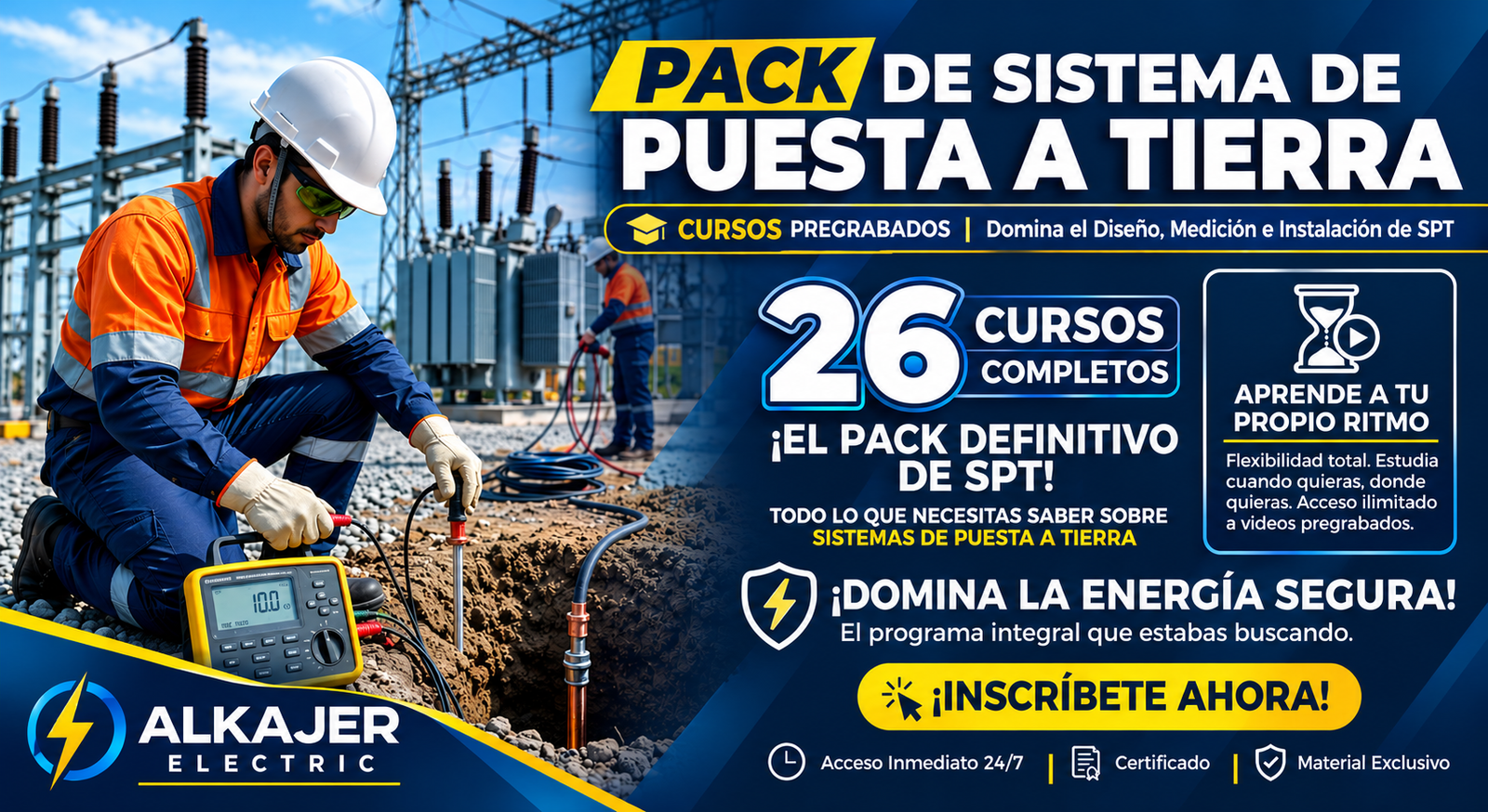 Pack de Sistema de Puesta a Tierra