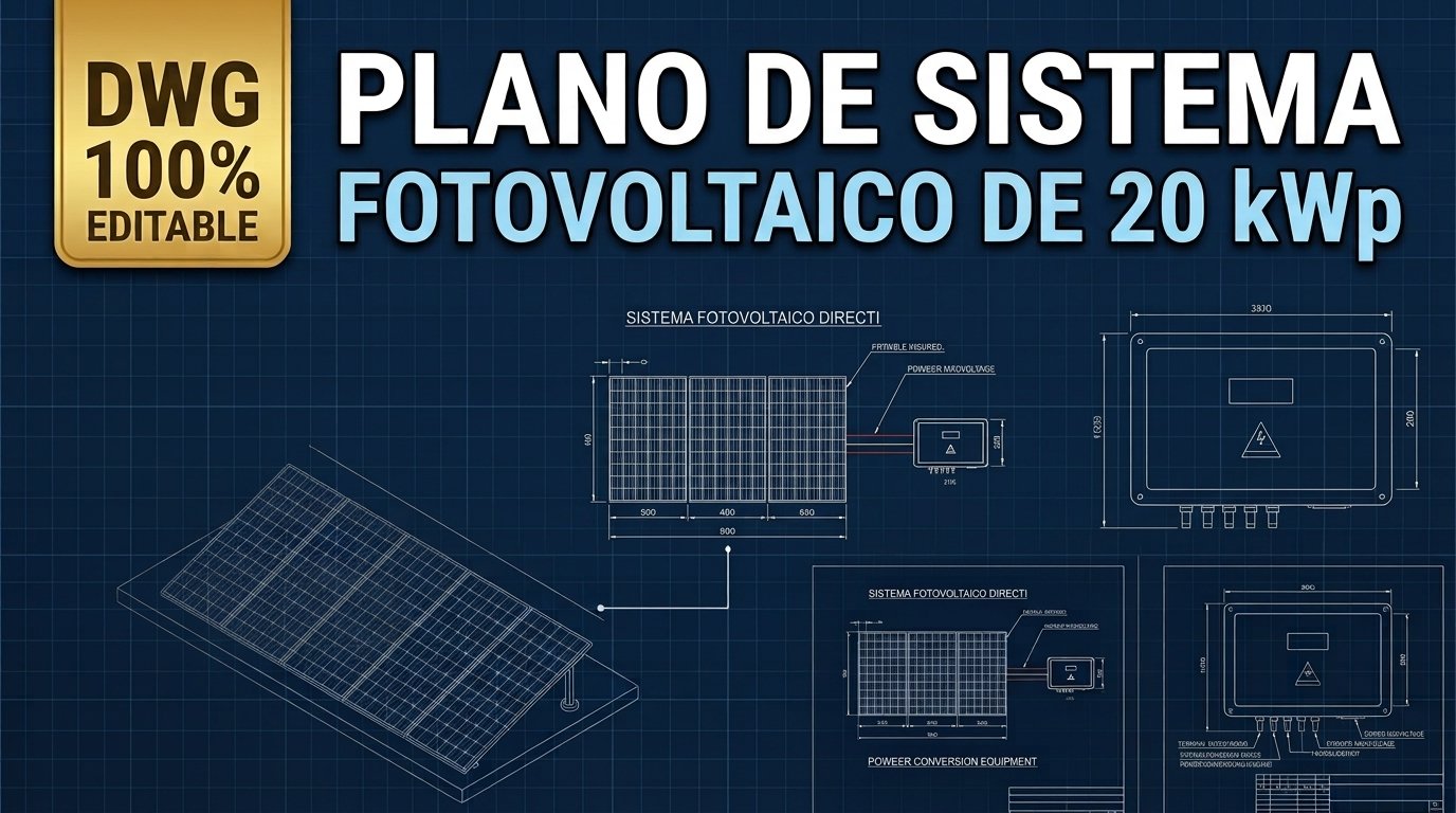 Planos de SIstema Fotovoltaico On Grid
